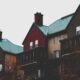 Houses with chimneys