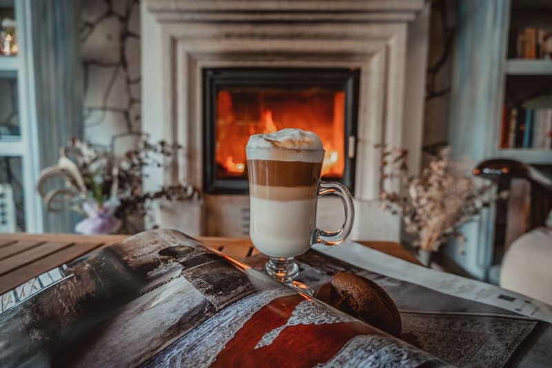 Winter Fireplace